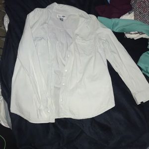 long sleeve old navy denim shirt